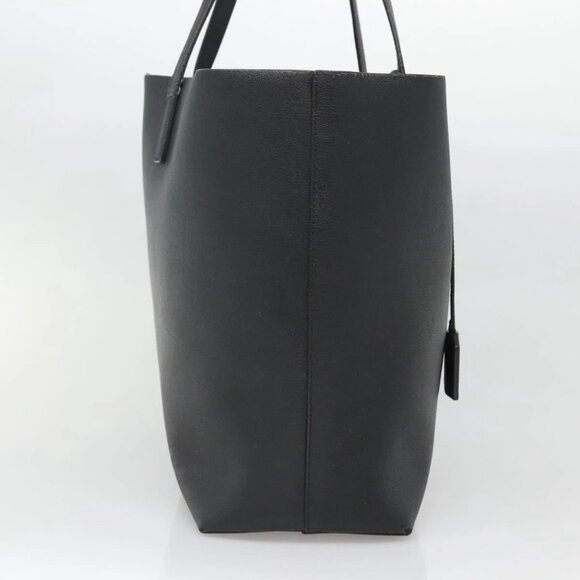 SAINT LAURENT Tote Bag Leather Black Auth 139838 - Picture 4 of 16